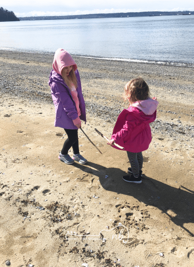 morning homeschool field trip idea to the beach