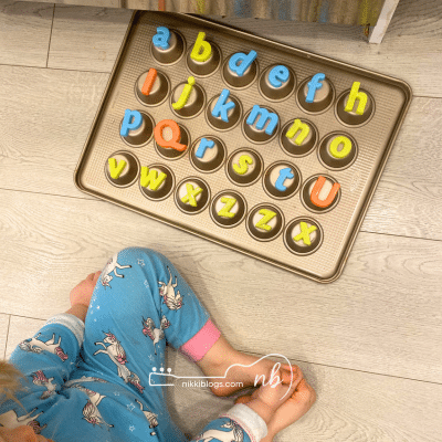 alphabet activities with magnets