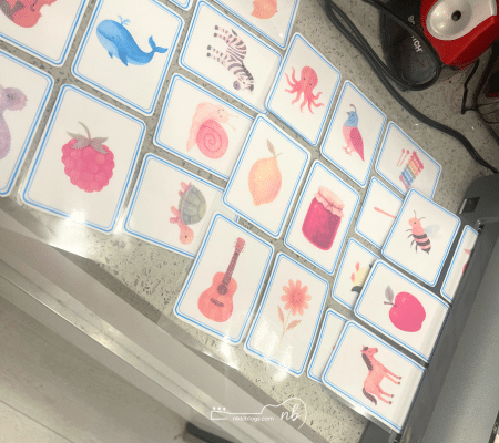 laminate phonics flash cards