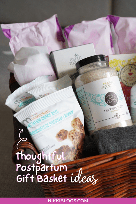 thoughtful postpartum gift basket ideas