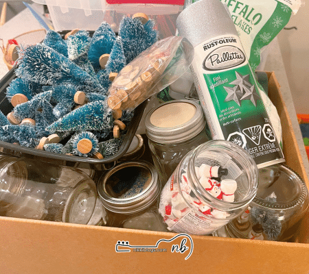 snow globe christmas craft supplies