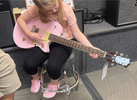 beginner electric guitar gretsch scale